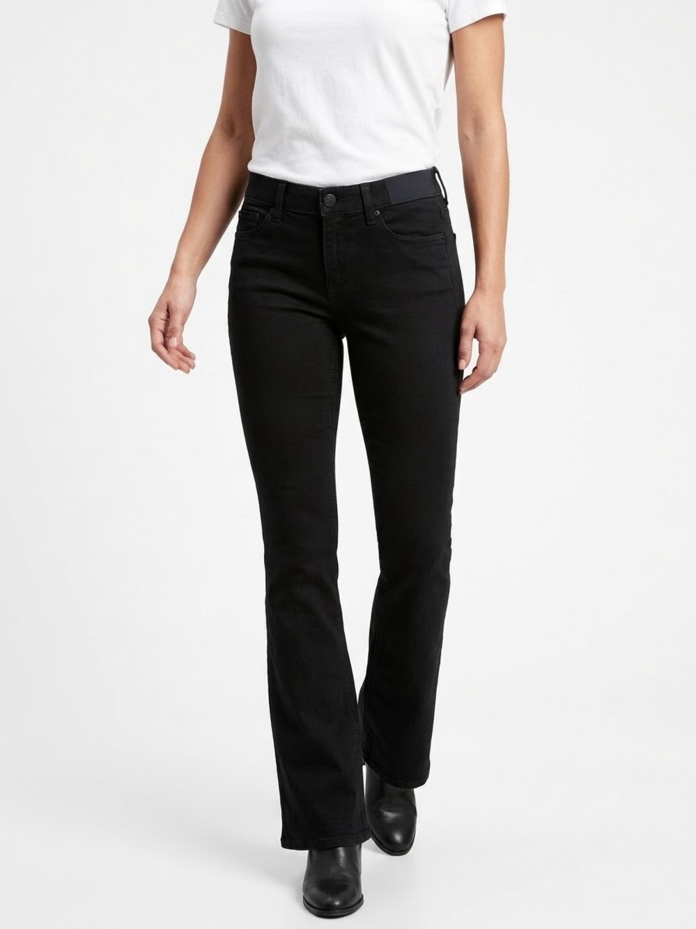 Democracy Women's Bootcut Jeans Black Waist 10